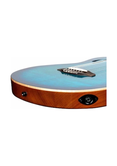 Ortega Tourplayer Deluxe Rtpdlx- Fma Elektro Klasik Gitar Blue Burst