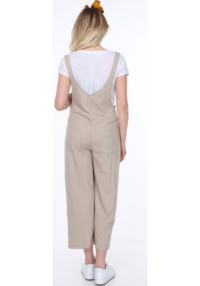 Luvmabelly Myra6101 - Bej Hamile Salopet-bej