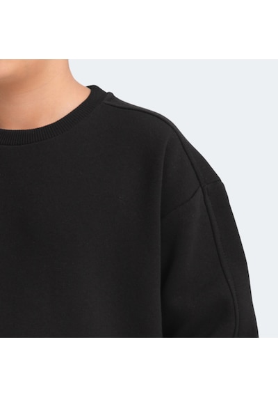 Slazenger LOGAN Çocuk  Siyah Sweatshirt