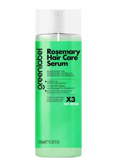 Greenlabel Rosemary Hair Care Serum - Durulanmayan Saç Bakım Serumu 100 ML