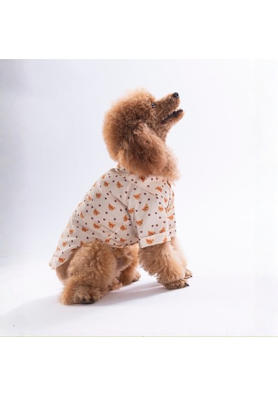 Teddy Belle Kedi Köpek Gömleği - Kedi Köpek Kıyafeti-kedi Gömlek-köpek Gömlek