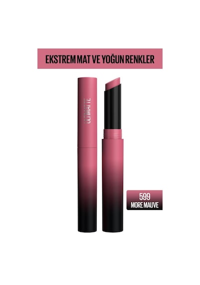 Maybelline New York Color Sensational Ultimatte Mat Ruj 599 More Mauve