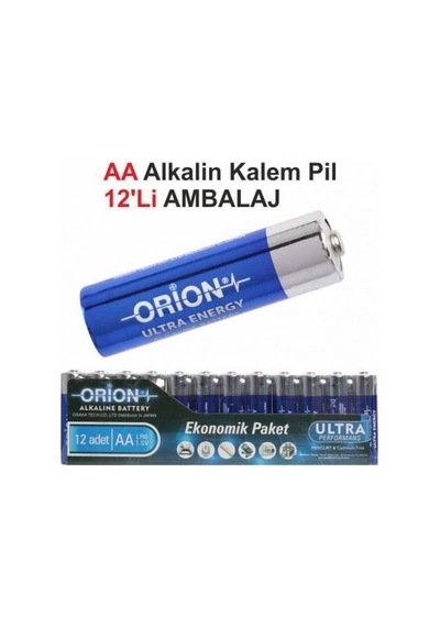 Orion Alkalin Lr6/e91/ R6 Aa 1.5 Volt Kalem Pil / 12li Ambalaj