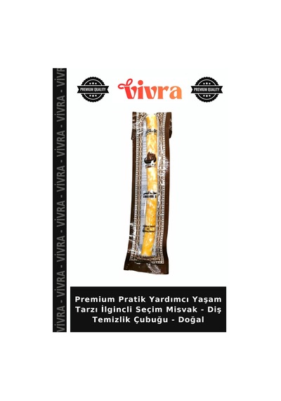 Premium Pratik Yardımcı Yaşam Tarzı İlgincli Seçim Misvak - Diş Temizlik Çubuğu - Doğal