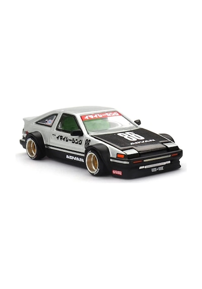 Kaido House Mini Gt Khmg218 Toyota Sprinter Trueno Ae86 Kaido Street V2 1:64 Model Araba Beyaz