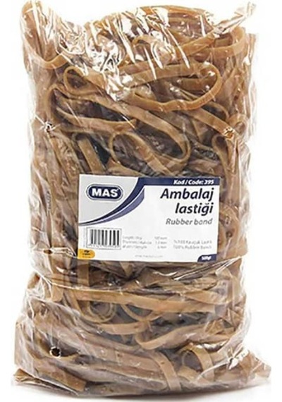 Mas Geniş Ambalaj Lastik Poşet 500 GR 395