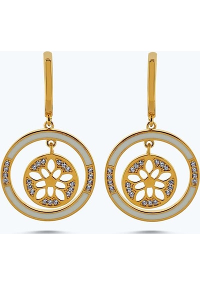 Altınbaş 22 Ayar Altın Mandala Küpe Kpman05-25693