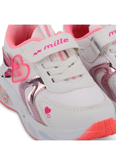 Mille PAOLINO IN Çocuk  Beyaz / Pembe Sneaker