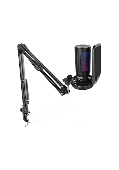 Midex V6 Rgb Set Usb Oyuncu Ve Yayıncı Mikrofonu Condenser Stüdyo Kayıt Gaming Tiktok Twitch Canlı Yayın Discord Youtube