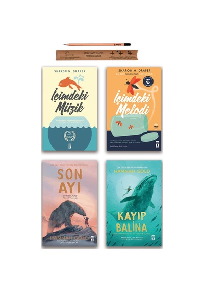 Genç Timaş İçimdeki Müzik - İçimdeki Melodi - Son Ayı - Kayıp Balina Set 4 Kitap