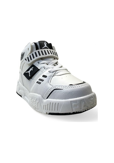 King Paolo King Hafif Çocuk Bilekli Sneaker Beyaz
