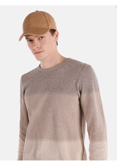 Colin's Colins Regular Fit Triko Bej Erkek Kazak Cl1064867 Bej