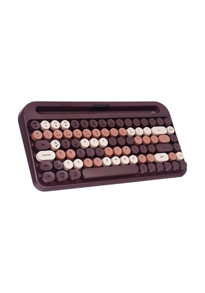 Everest Kb-99 Mocha 2.4g+bt1+bt2 Çoklu Cihaz Bağlantılı Q Kablosuz Klavye