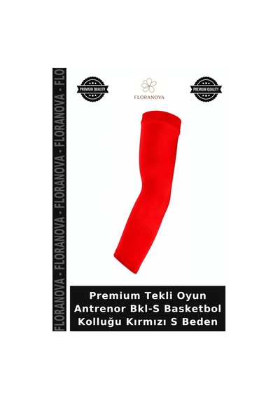 Premium Tekli Oyun Antrenor Bkl-s Basketbol Kolluğu Kırmızı S Beden