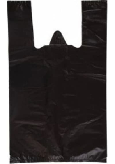 Siyah Atlet Hışır Market Poşet Büyük Boy 1kg