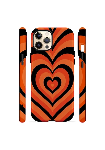 Velvoria Valestra Retro Heart Wave Apple iPhone Uyumlu 12 Pro Max Magsafe Koruma Kılıfı Valestra Magline - Retro Heart Wave