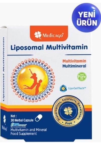 Medicago Lipozomal Multivitamin 30 Kapsül