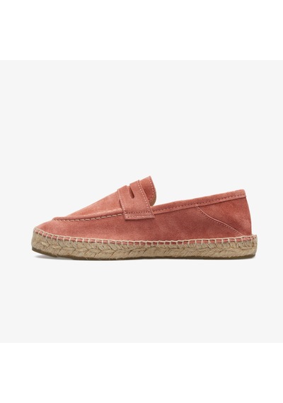 Manebi Kadın Pembe Deri Espadril