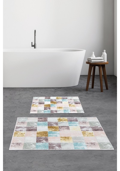 Alanur Trend Kaymaz Taban Dijital Banyo Takımı Kt411 Renkli