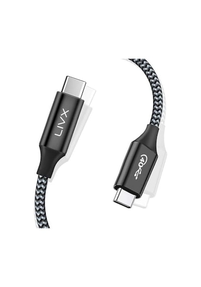 Action Thunderbolt 4 Type C Kablo 100 W Pd Şarj 1.8 Metre 40 Gbps Veri Ve Görüntü Aktarım Kablosu Örgülü Kablo Th02