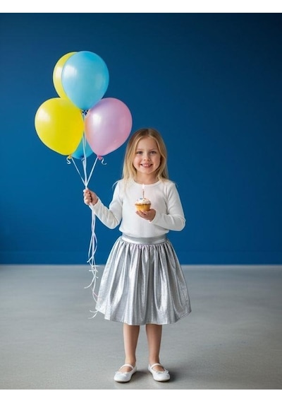 Zekids Kız Çocuk Pamuklu Kaşkorse Bluz-16456 Ekru