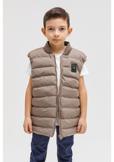Benittokids Erkek Çocuk Yelekli Mont 2'li Takım 51291 Haki