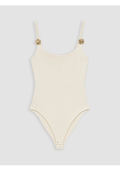 Lcw Vision Ekru U Yaka Kadın Bodysuit