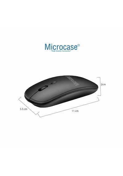 Microcase Huawei Matepad 11.5 2026 İle Uyumlu Bluetooth Klavye Tr Sticker + Bluetooth Mouse + Tablet Standı - Al2765