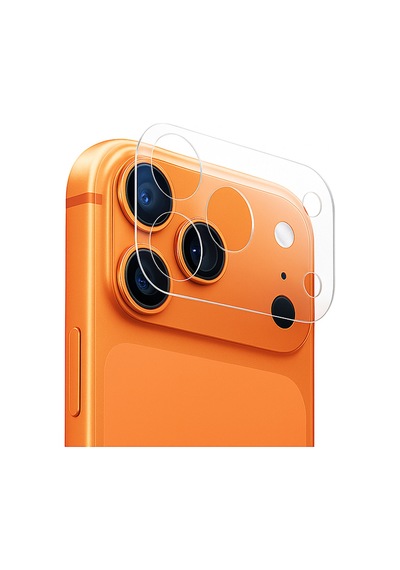 Apple Uyumlu iPhone 17 Pro Mkst 10 İn 1 Mat Kamera Lens Koruyucu - Şeffaf Beyaz