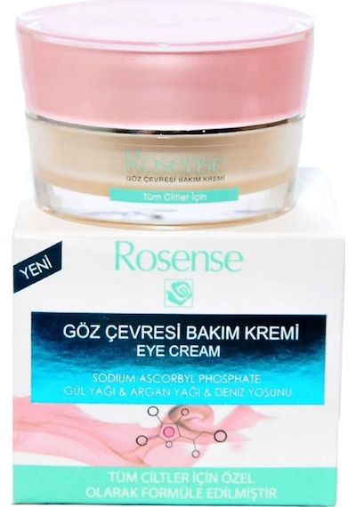 Rosense Çiçek ve Bitki Özlü Göz Çevresi Bakım Kremi 20 ML