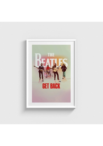 The Beatles Get Back Dizi Posteri Tablo Çerçeveli Poster Duvar Dekorasyonu Beyaz Çerçeveli Tablo Beyaz Çerçeveli Tablo Dn11d471beyaz