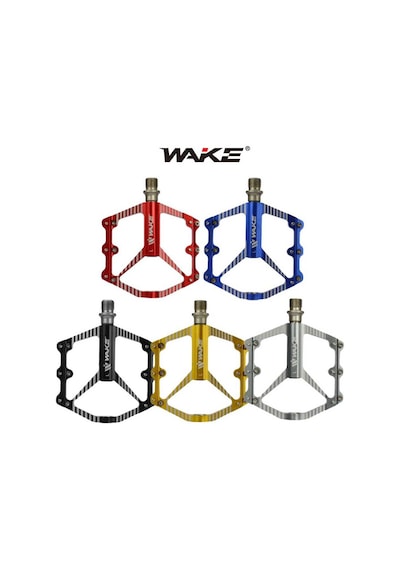 Wake Alüminyum Sarı Rulmanlı Cr-mo Mil Geniş Bisiklet Pedalı