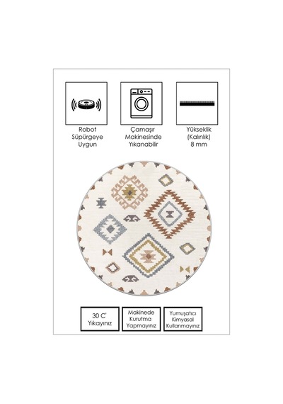 West Home Dijital Baskı Yıkanabilir Kaymaz Taban Leke Tutmaz Yuvarlak Mutfak Halısı Salon Halısı Ve Yolluk Wh 541 Multy Yuvarlak West Home Dijital Baskı Yıkanabilir Kaymaz Taban Leke Tutmaz Yuvarlak Mutfak Halısı Salon Halısı Ve Yolluk Wh 541 Multy Yuvarlak