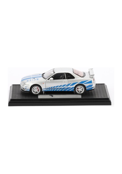 1:24 Ölçek Sesli Işıklı 4 Kapısı Kaput Ve Bagajı Açılan Stantlı Model Araç Gtr Gri