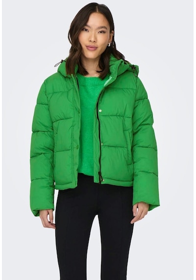 Only Onlann Premium Puffer Jkt Short Otw Kadın Mont-27210 - Yeşil