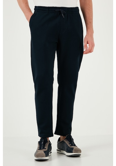 Buratti Pamuklu Regular Fit Normal Bel Düz Paça Erkek Pantolon 5908059 Indigo