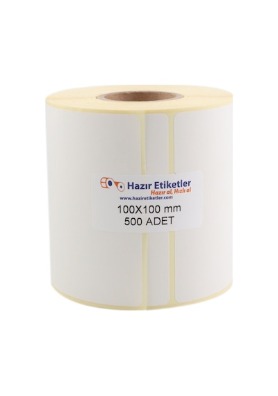 Eko Termal Rulo Etiket 100 MM x 100 MM 500 Adet