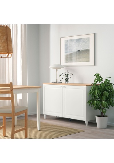 Dolap Kombinasyonu, Beyaz, 120x42x76 Cm, Smevıken Beyaz