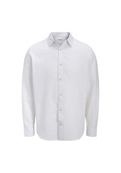 Jack & Jones Erkek Uzun Kollu Gömlek - Summer - 12289174 Beyaz