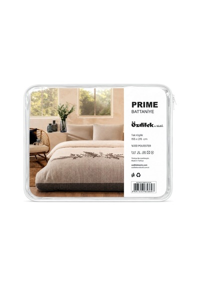 Özdilek Prime -helecho Gri- Tek Kişilik Battaniye 155x215