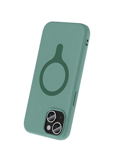 Joko Apple Uyumlu iPhone 14 Z Silikon Magsafe Kapak - Yeşil