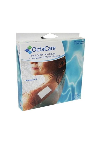 Octacare Şeffaf Pu Film Yara Örtüsü 10'Lu 5 Cm × 9 Cm Çok Renkli