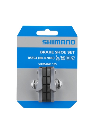 Shimano R55C4 Yol Bisikleti Fren Papucu 1 Çift Gümüş Y8ZJ98010