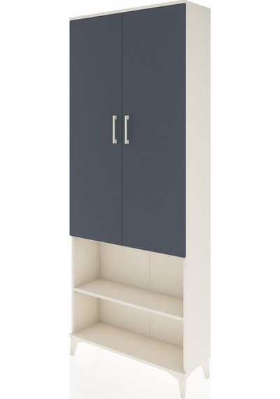 Arges Dolap 3 Raflı 2 Kapaklı Tek Askılı 88x30x221 Aytaşı-ant... Aytaşı