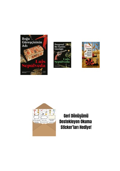 Boğa Güreşçisinin Adı + Duygusal Bir Katilin Günlüğü + Yavaşlığın Önemini Anlayan Salyangozun Hikayesi + Okuma Sticker'ları
