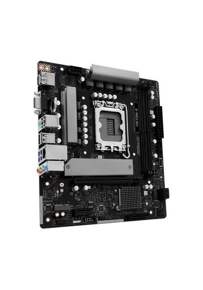 Asrock H810m-x 6400mhz Ddr5 Soket 1851 M.2 Usb 3.2 Hdmı D-sub Matx Anakart H810m-x