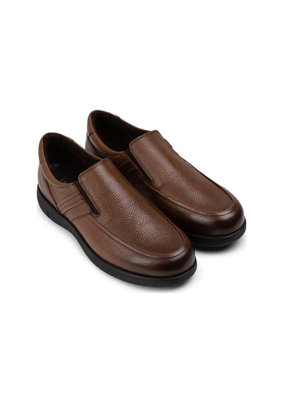 Deery Hakiki Deri Taba Rengi Loafer Erkek Ayakkabı - 01946mtbac01 Taba