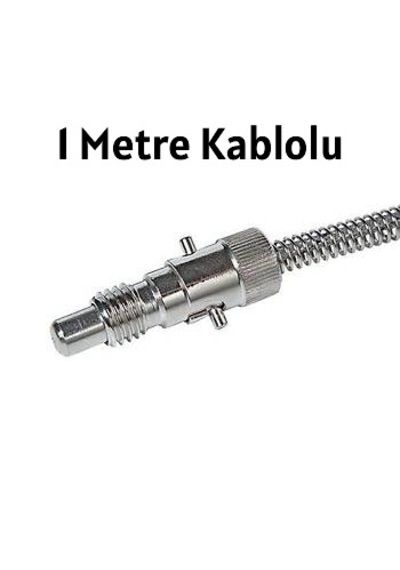 J Tipi Fe-const M12/8mm 1 Metre Kablolu Bayonet Termokupl