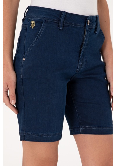 U.s. Polo Assn. Kadın Mavi Şort Jean 50305600-dn0022 Mıd Blue U.s. Polo Assn. Kadın Mavi Şort Jean 50305600-dn0022 Mıd Blue