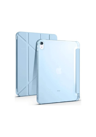 Apple İpad 2025 10.9 10.nesil A16 Kılıf Kalemlikli Mars Tablet Kılıfı - Mavi Diğer